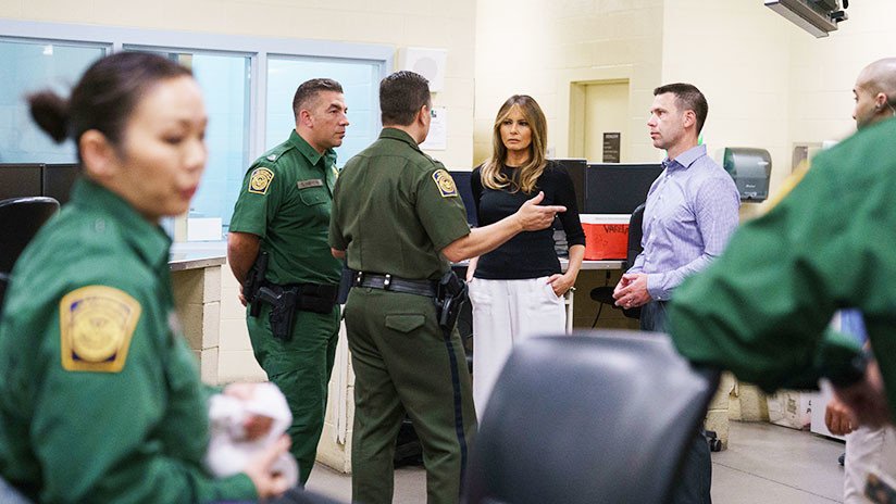 FOTOS: Melania Trump visita por segunda vez la frontera con México