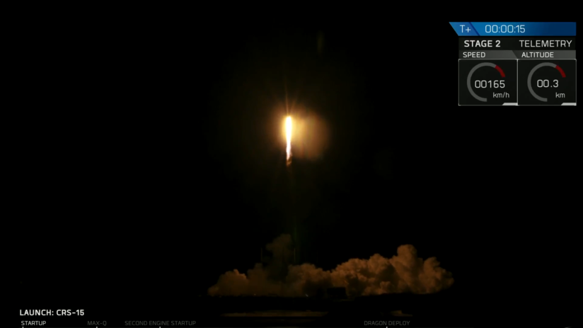 VIDEO: Lanzan desde Cabo Cañaveral la nave espacial Dragon de Space X