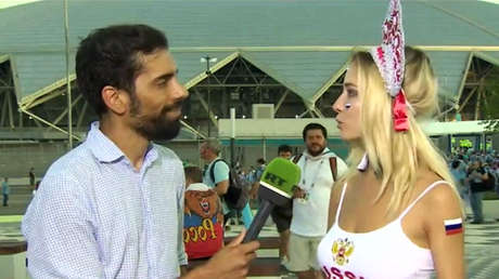 Hablamos con la hincha bautizada como 'la más bella del Mundial'
