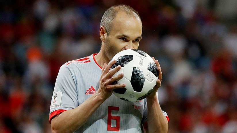 Iniesta será suplente en partido de España contra Rusia