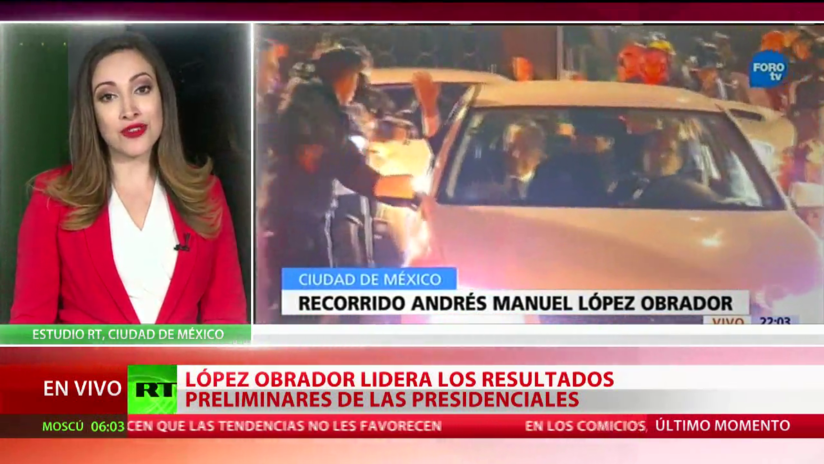 México: López Obrador lidera los resultados preliminares de las presidenciales 