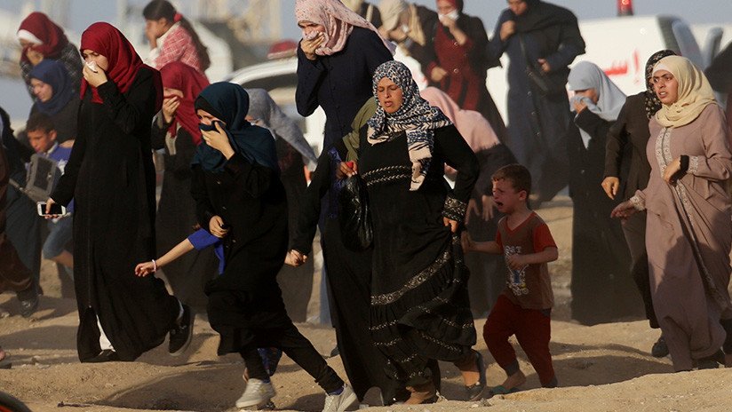 VIDEO: Más de una docena de heridos en una protesta de mujeres palestinas en la Franja de Gaza