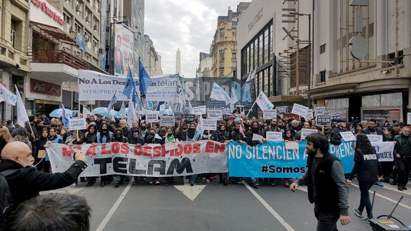 Los despidos de la Agencia Télam, un paradigma del gremio de prensa en Argentina