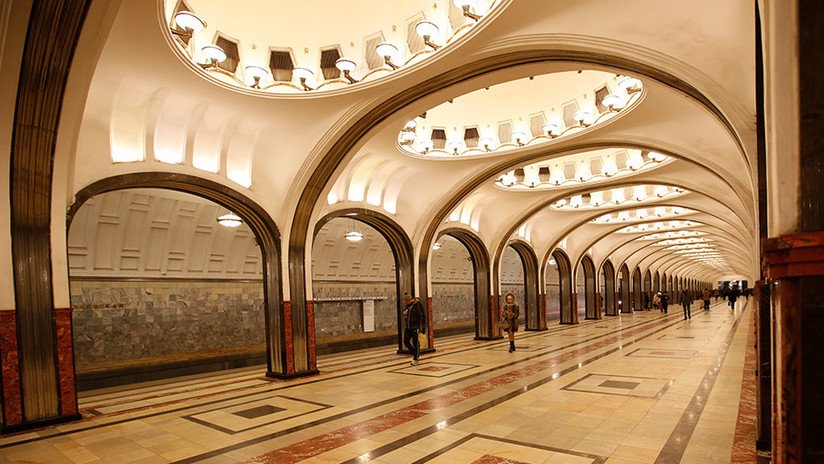 FOTOS: Las estaciones de metro más bellas de Moscú, elegidas por arquitectos franceses en el Mundial