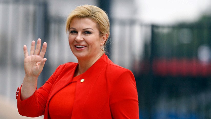 Presidenta de Croacia: "Quiero felicitar a Rusia por la excelente organización de la Copa del Mundo"