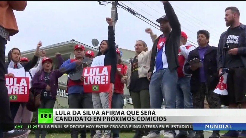 Lula afirma que será candidato en las próximas elecciones