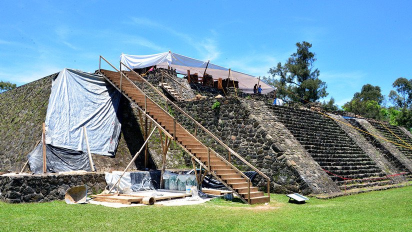 FOTO, VIDEO: Sismo en México revela una antigua estructura en el interior de una pirámide