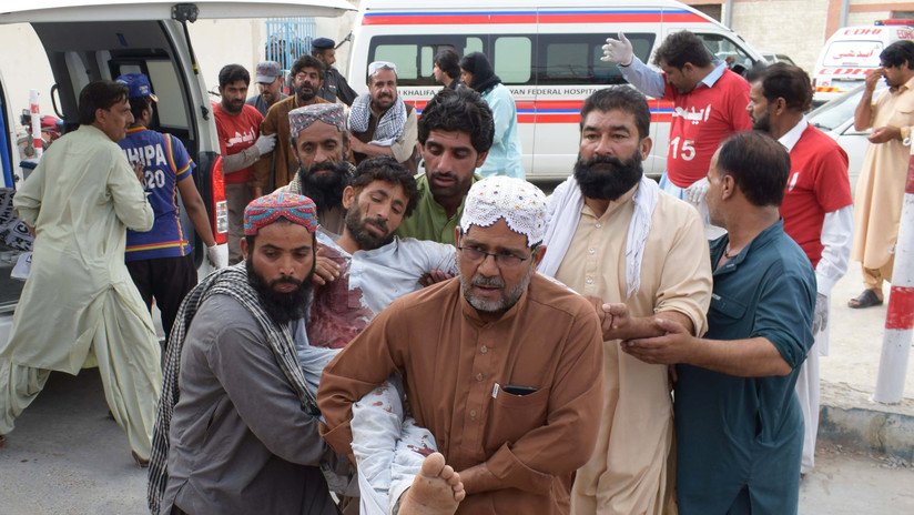 FUERTE VIDEO: Al menos 130 muertos por un atentado del Estado Islámico en Pakistán