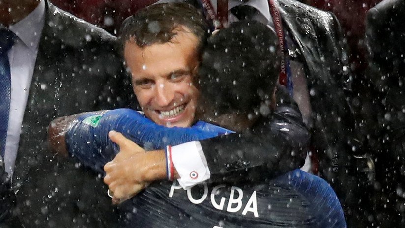 VIDEO: Pogba y Macron celebran con el DAB Dance la victoria de Francia en el Mundial 