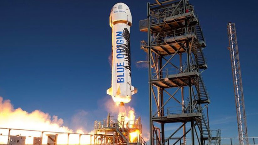 VIDEO: Blue Origin lanza su cohete New Shepard, diseñado para turismo espacial