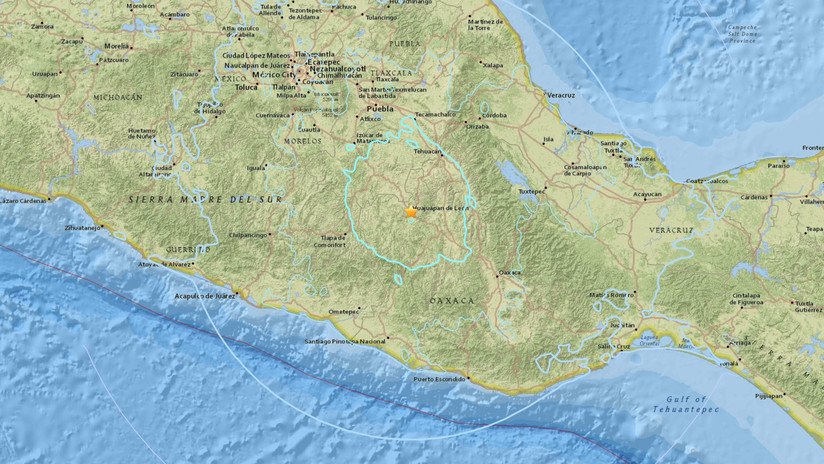Se registra sismo de magnitud 5,9 en México