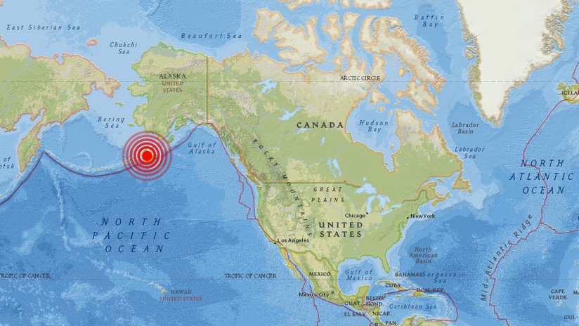 Un sismo de magnitud 6,0 sacude las costas de Alaska