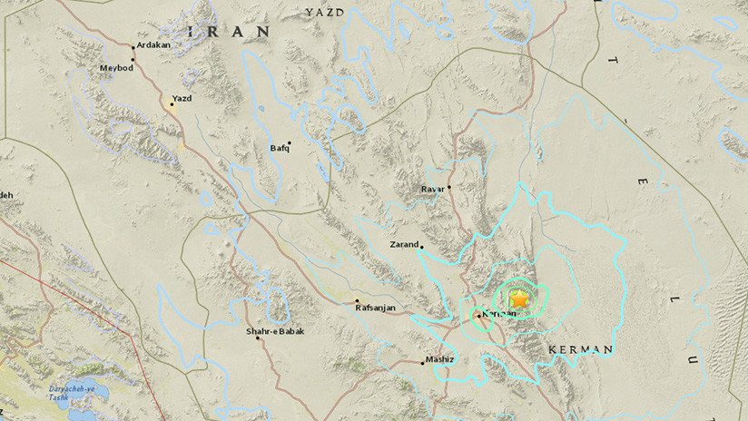 Racha de temblores: un sismo de magnitud 5,8 sacude Irán