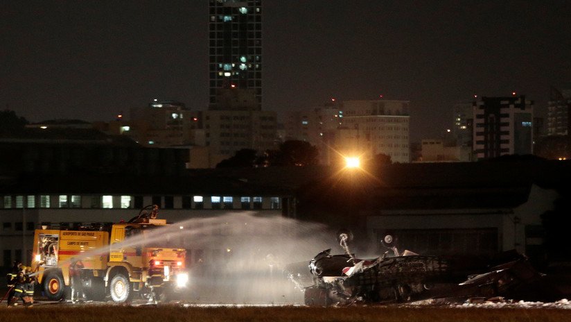 VIDEO: Captan el momento exacto de la mortal caída de una avioneta cerca de São Paulo