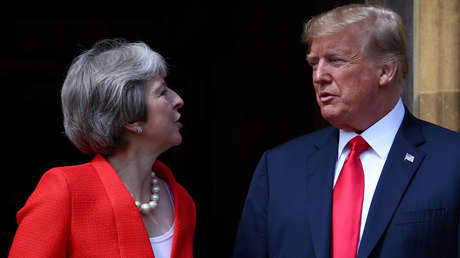 "¿Dónde están sus modales, señor presidente?" Un ministro británico regaña a Trump