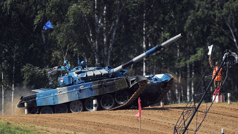 VIDEO: Sexta jornada de la competición del biatlón de tanques