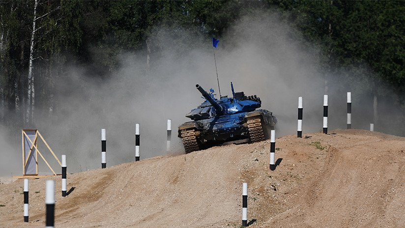 VIDEO: Rusia, Serbia e Irán protagonizan el séptimo día del biatlón de tanques cerca de Moscú