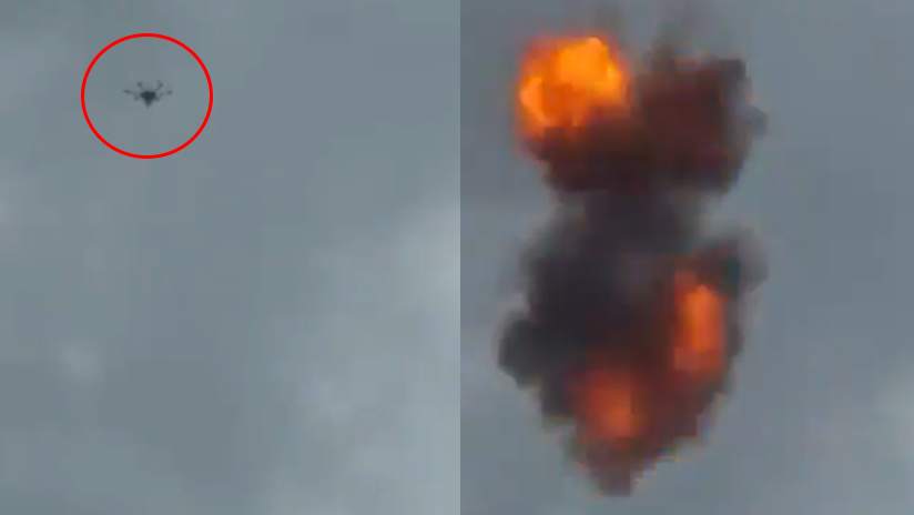 VIDEO: Publican el momento exacto de la explosión del dron durante atentado contra Nicolás Maduro