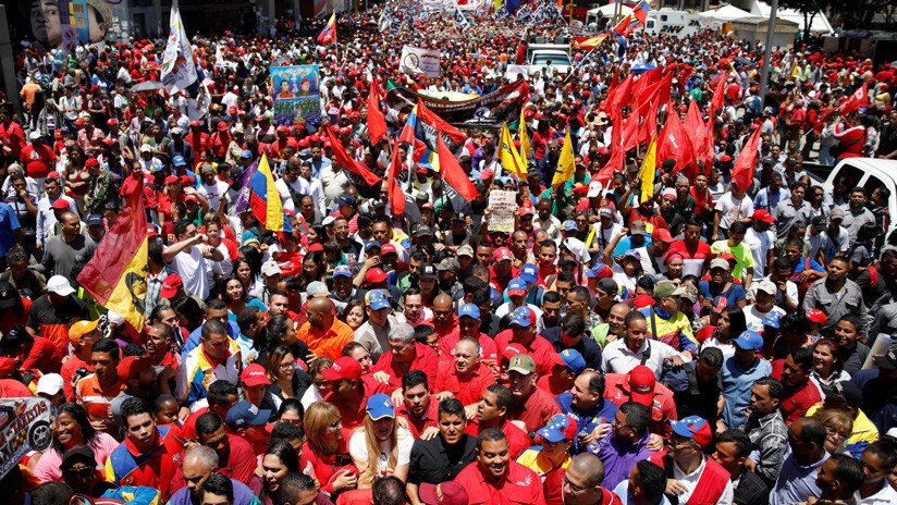 Venezolanos marchan en repudio al fallido intento de magnicidio contra Maduro (VIDEO)