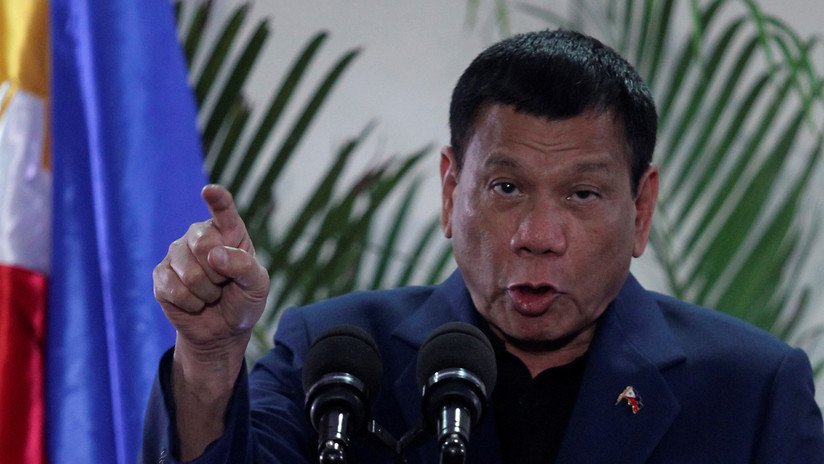 Duterte pide a China "moderar" su comportamiento en el disputado mar de la China Meridional
