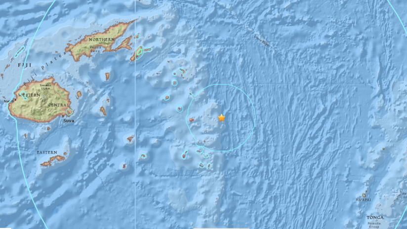 Fuerte sismo de magnitud 8,2 cerca de las islas Fiyi