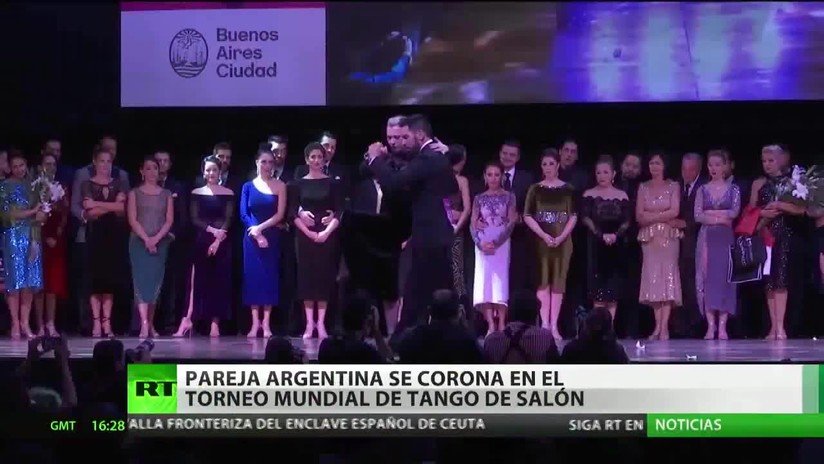Pareja argentina se corona en el torneo mundial de tango de salón