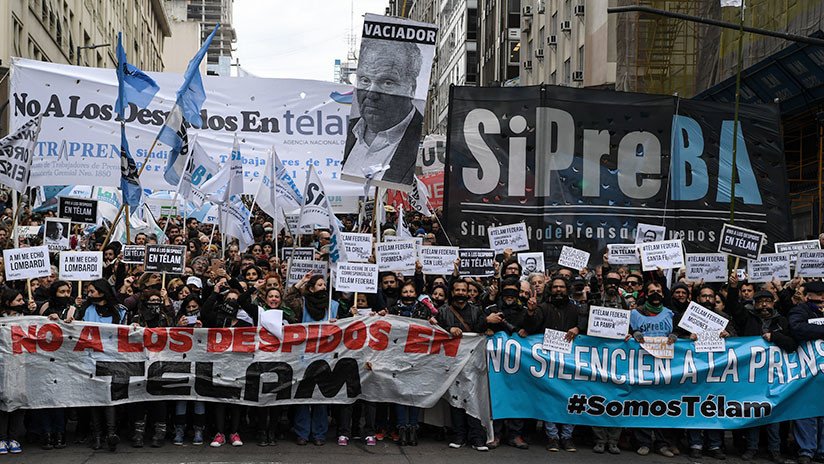 Justicia argentina ratifica la "nulidad" de los despidos en la agencia pública Télam
