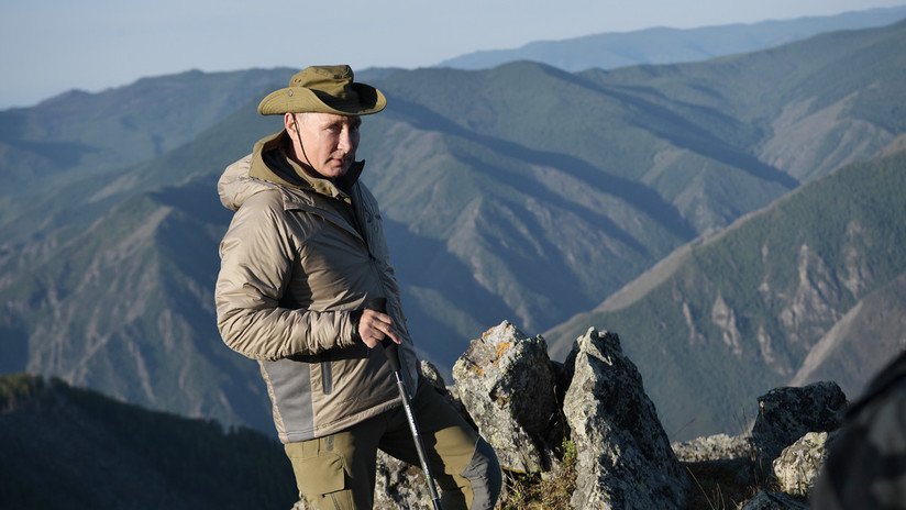 FOTOS, VIDEO: Putin se toma un descanso y se aventura a las montañas en Siberia