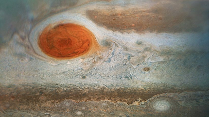 La NASA encuentra indicios de que Júpiter alberga "mucha más agua" que la Tierra