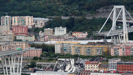 Experto atribuye la causa del derrumbe del puente de Génova a un error de construcción de los 60 