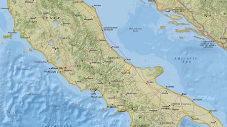 Se registra un sismo de magnitud 5,3 en el centro de Italia