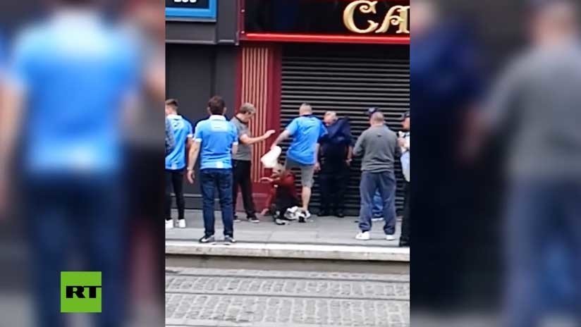 VIDEO: Fan del fútbol gaélico patea en la cara a un sin hogar en Dublín