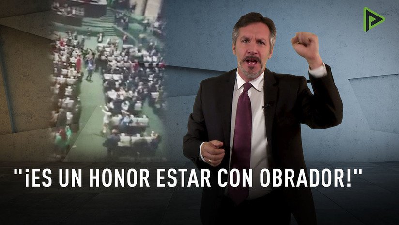 "¡Es un honor estar con Obrador!"