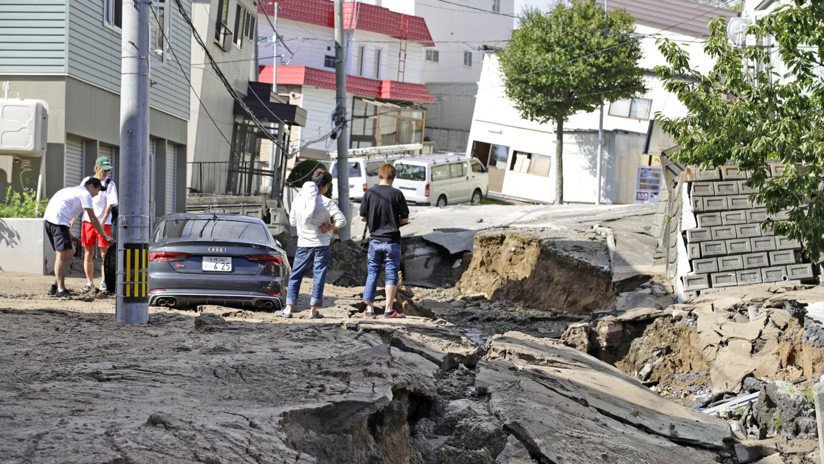 VIDEO: Derrumbes masivos de casas en Japón por dos terremotos