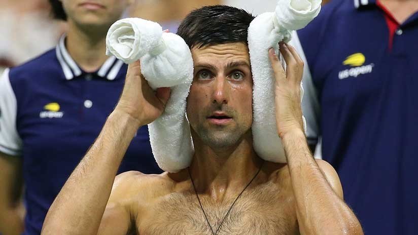 FOTOS: Novak Djokovic comparó un estadio de Nueva York con un sauna y las redes estallaron