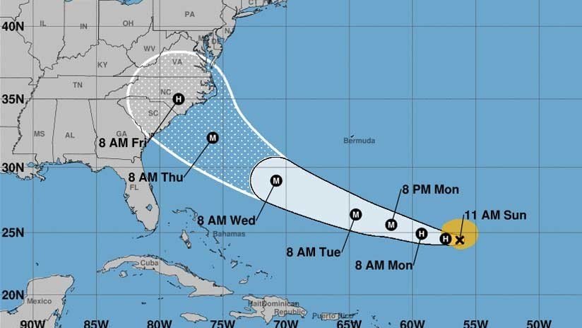 Florence se convierte en huracán y se dirige rumbo a EE.UU.