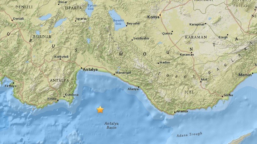 Un sismo de magnitud 5,2 se registra frente a las costas de Turquía