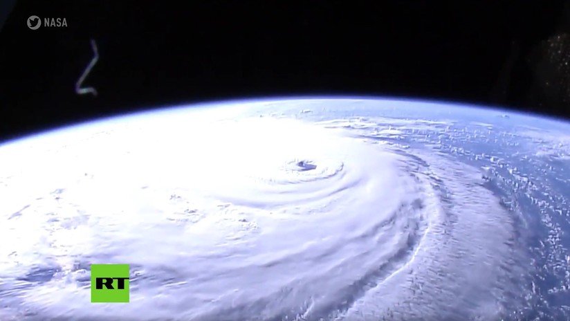 VIDEO: Espectaculares imágenes en alta definición del huracán Florence desde la EEI