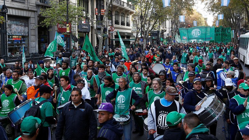 Paro en Argentina de los trabajadores públicos contra el achicamiento del Estado