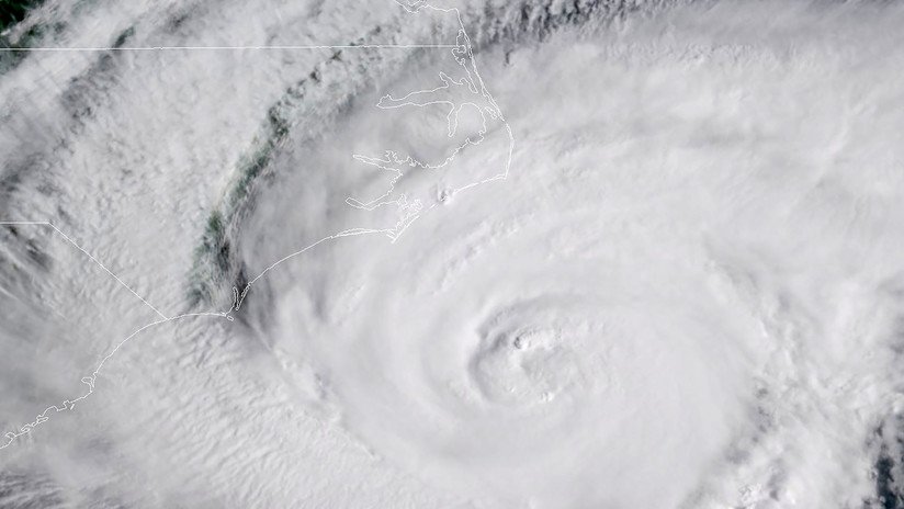 EE.UU.: Los vientos del huracán Florence se extienden por la costa de Carolina del Norte