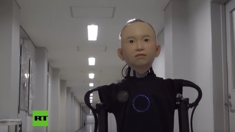 VIDEO: Crean en Japón un androide con cara de niño capaz de expresar emociones