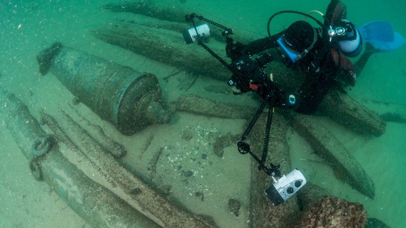 "El descubrimiento de la década": Hallan un barco hundido hace 4 siglos en Portugal (FOTOS) 