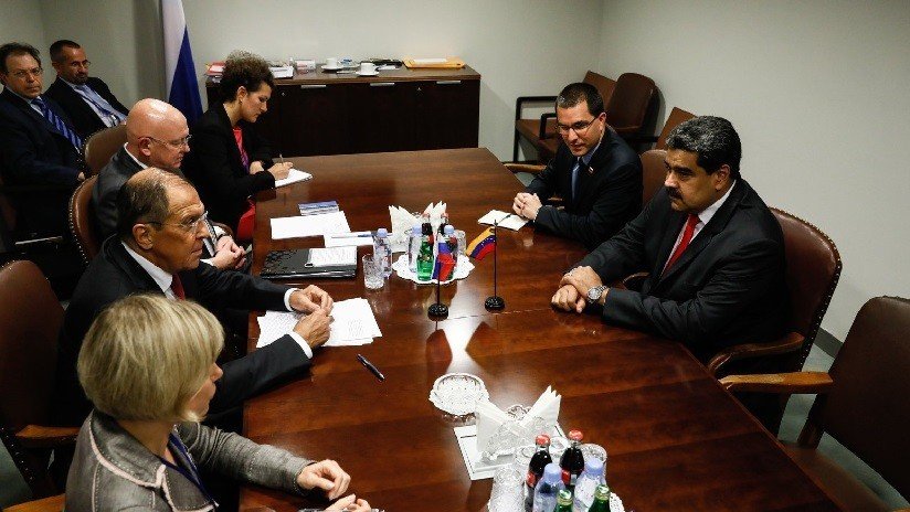 El canciller ruso se reúne con Nicolás Maduro durante la Asamblea General de la ONU