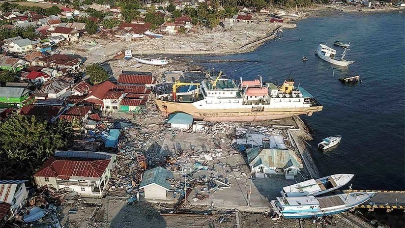 VIDEO: Dron registra las devastadoras consecuencias del terremoto y tsunami que sacudieron Indonesia