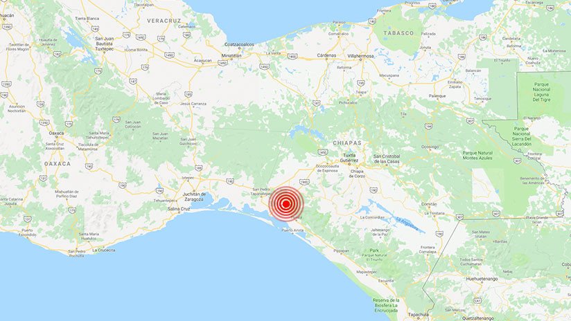 México: Se registra un sismo de magnitud 5,7 en Chiapas