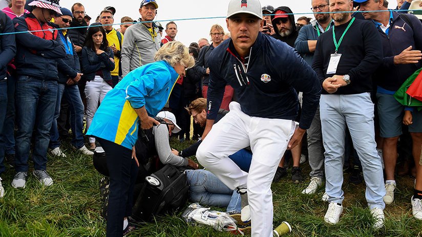 VIDEO: Una mujer pierde un ojo por el impacto de una pelota de golf durante la Copa Ryder