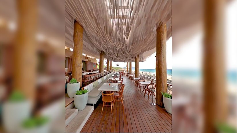 El inusual techo de la terraza de un restaurante de Grecia se vuelve viral en la Red (VIDEO)