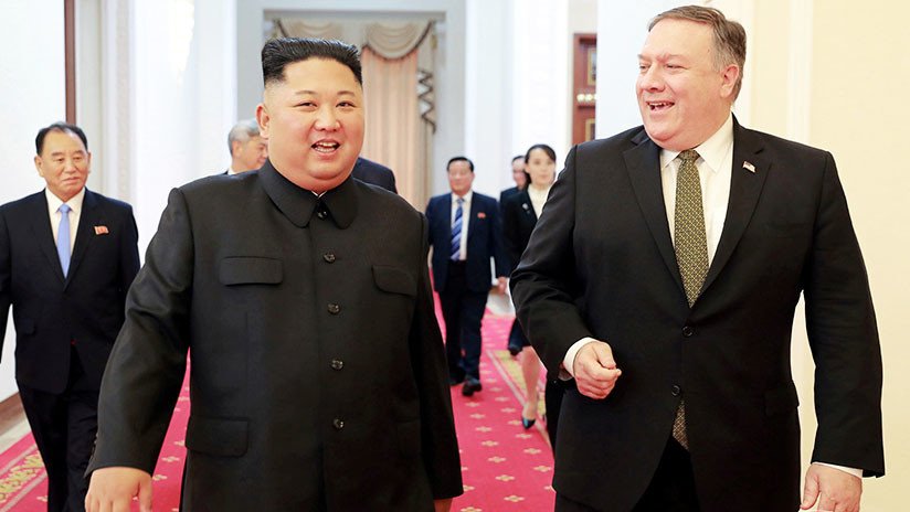 Kim Jong-un se congratula de sus "productivas y maravillosas" negociaciones con Pompeo