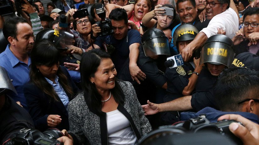 Perú: Detienen a Keiko Fujimori por un presunto delito de lavado de activos