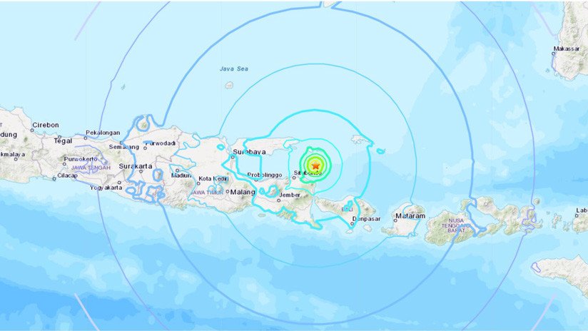 Indonesia: Varios muertos por un sismo de magnitud 6,0 frente a la isla de Java